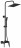 RUSH Thira TR3635-50Black Душевая стойка для ванны