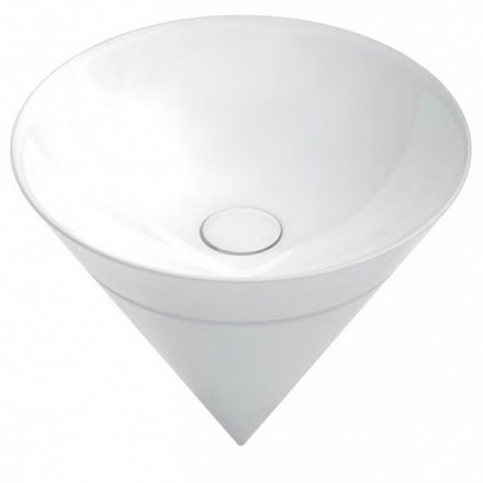 Kerama Marazzi Cono 44 раковина подвесная, белая глянцевая