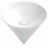 Kerama Marazzi Cono 44 раковина подвесная, белая глянцевая
