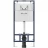 AM.PM I012710.0131 MasterFit инсталляция для подвесного унитаза с клавишей ProC L, мат.хром