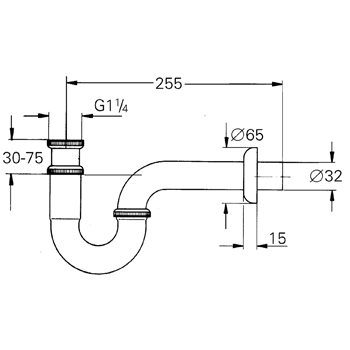 Grohe 28947000 Сифон для раковины