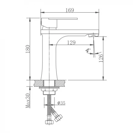 Haiba HB10807 Смеситель для раковины