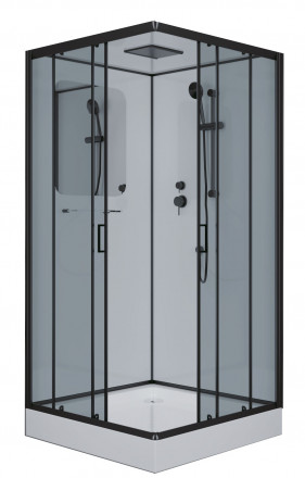 Niagara NG-6901Q BLACK 90х90 душевая кабина низкий поддон