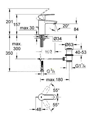 Grohe Eurostyle 33552002 смеситель для раковины