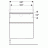 Geberit 529.352.00.6 Smyle 60 Комплект мебели для ванны