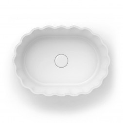 Kerama Marazzi Artbasin Conchiglia 50 раковина накладная, белая матовая