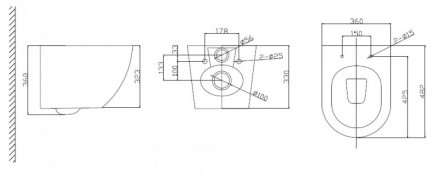 BelBagno Uno BB3105CHR/SC Унитаз подвесной безободковый