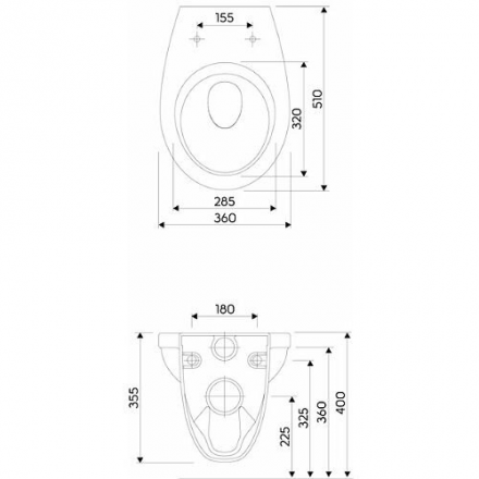 GEBERIT Idol 458.122.2U.1 Инсталляция с унитазом