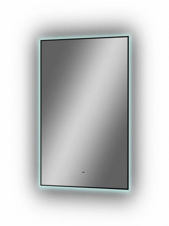 Континент Amer Led 600х1200 зеркало с фоновой подсветкой, бесконтактным сенсором, черной окантовкой