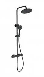Wonzon &amp; Woghand Stay WW-B3051-A1-MB Душевая система с термостатом черный матовый
