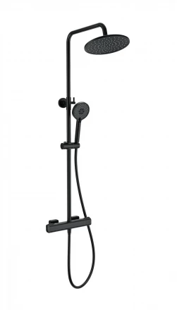 Wonzon &amp; Woghand Stay WW-B3051-A1-MB Душевая система с термостатом черный матовый