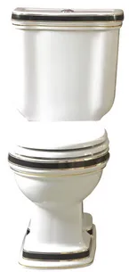 Creavit Klasik KL310-11CB00E-KR00 унитаз напольный декор Krokodil (чаша)