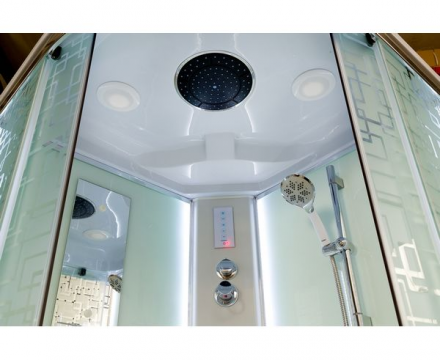 Deto ЕМ4590 LED Душевая Кабина 90x90 с гидромассажем