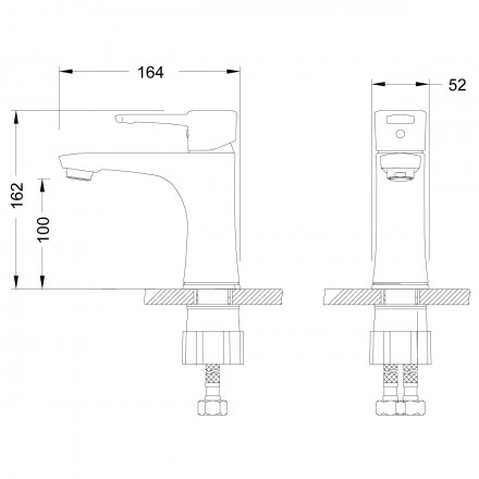 Lemark Evitta LM0506C смеситель для раковины