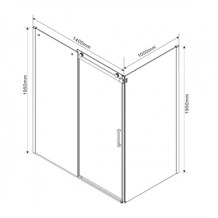 Vincea Como VSR-1C1014CL душевой уголок