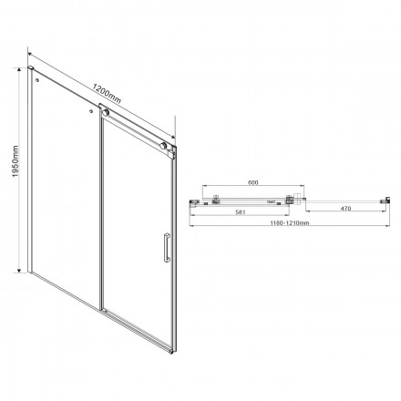 Vincea Como VSR-1C1014CL душевой уголок