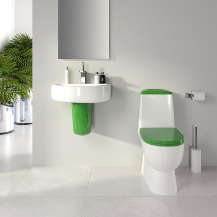 Унитаз-компакт Sanita luxe Best Green с сиденьем soft close
