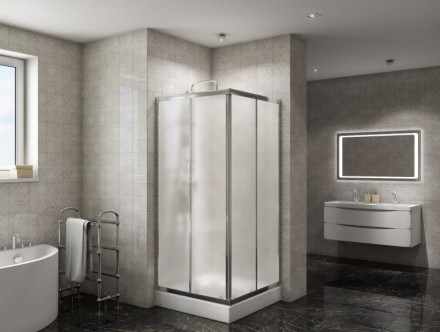 Belbagno DUE-A-2-90-P-Cr душевой угол