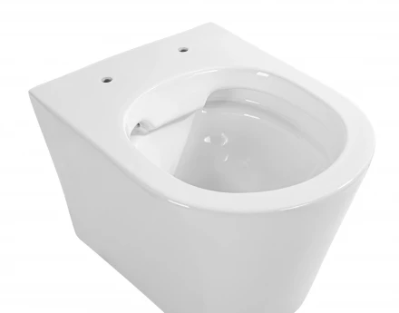 Milleau Ness MYL201GW Унитаз подвесной безободковый с микролифтом белый глянец