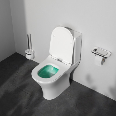 Am.pm Sense C748600SC Унитаз-компакт FlashClean с сиденьем микролифт