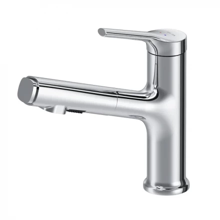 AM.PM X-Joy F85B02900 Смеситель для раковины с вытяжным изливом хром