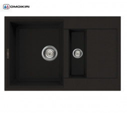 Omoikiri Sakaime 78-2-DC мойка 780x500 темный шоколад