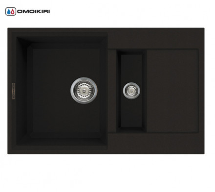 Omoikiri Sakaime 78-2-DC мойка 780x500 темный шоколад