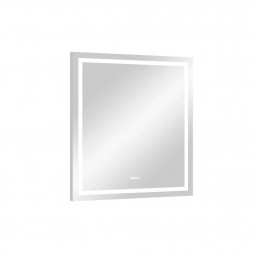 Континент Verte Led 800х900 зеркало с часами, датчиком движения