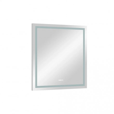 Континент Verte Led 800х900 зеркало с часами, датчиком движения
