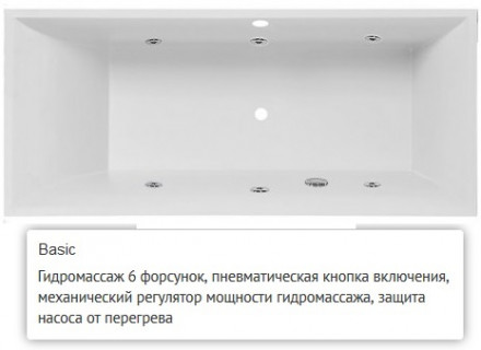 Villeroy Boch Squaro 180x80 ванна с гидромассажем