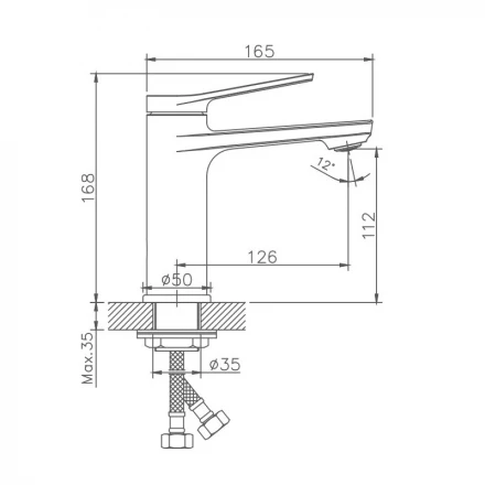 Haiba HB10572 Смеситель для раковины