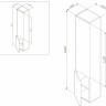 AM.PM Like M80CSR0356WG шкаф коллона белая AM.PM Like M80CSR0356WG шкаф коллона белая