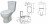Ideal Standard Ocean Junior W903801 напольный унитаз с гигиеническим душем