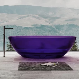 ABBER Kristall AT9702Amethyst прозрачная ванна