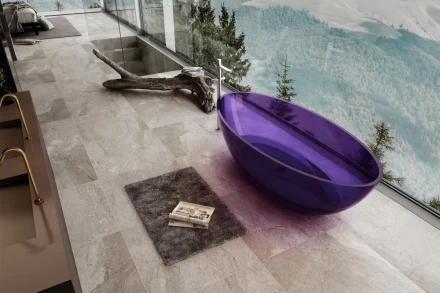 ABBER Kristall AT9702Amethyst прозрачная ванна