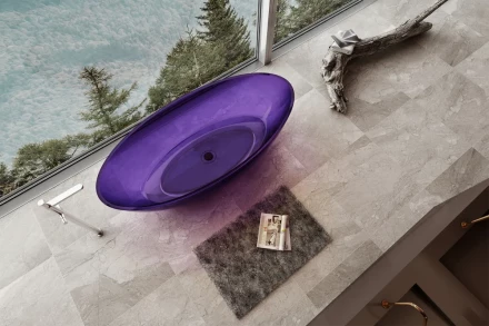 ABBER Kristall AT9702Amethyst прозрачная ванна