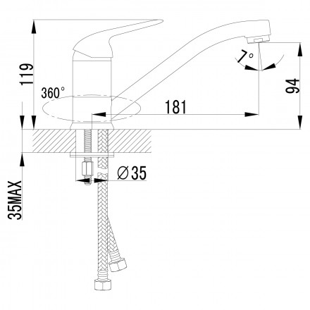 Lemark Plus Advance LM1204C смеситель для кухни