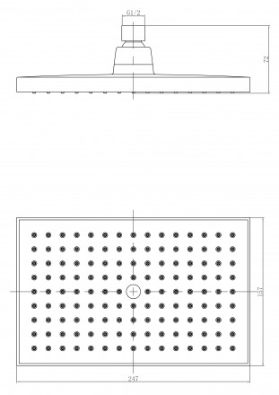 Lemark LM8039C Верхний душ
