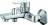 Rush Victoria VI7135-44 Смеситель для ванны