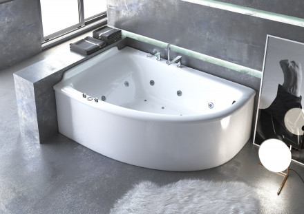Ванна Astra-Form Анастасия Solid Surface правая