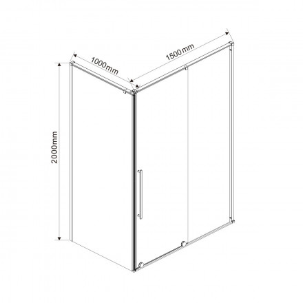 Vincea Arno VSR-1A1015CL душевой уголок