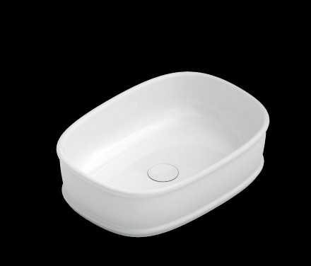 Kerama Marazzi Circo 50 раковина накладная, белая глянцевая