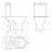 BelBagno Lounge BB045CPR унитаз напольный (чаша)