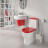 Унитаз-компакт Sanita luxe Best Red с сиденьем soft close