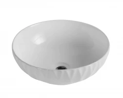 Milleau Glace MU3301B-GW Раковина накладная 40x40x13 белый глянец