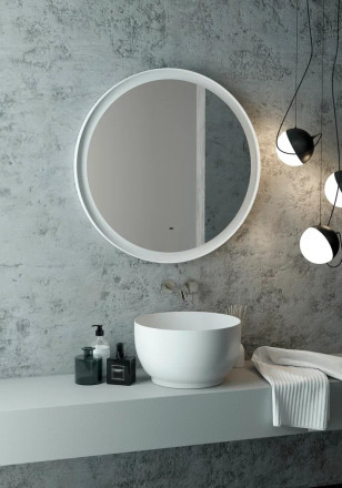 Континент Planet white Led D 800 зеркало с бесконтактным сенсором