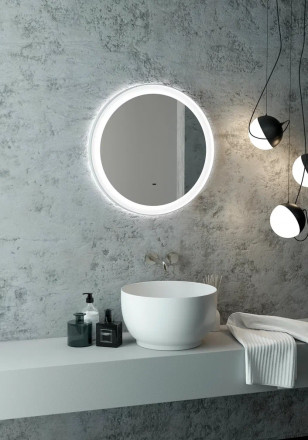 Континент Planet white Led D 600 зеркало с бесконтактным сенсором