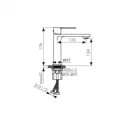 KAISER Serio 05311-9 Смеситель для раковины