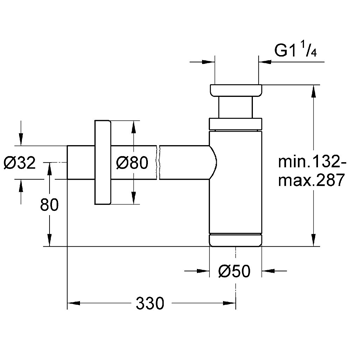 Grohe 28912000 Сифон для раковины