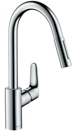 Hansgrohe Focus 31815000 смеситель для кухни с выдвижным изливом